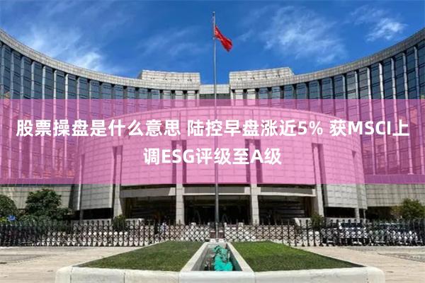 股票操盘是什么意思 陆控早盘涨近5% 获MSCI上调ESG评级至A级